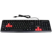 Клавиатура Nakatomi KN-02U Black-Red фото 1